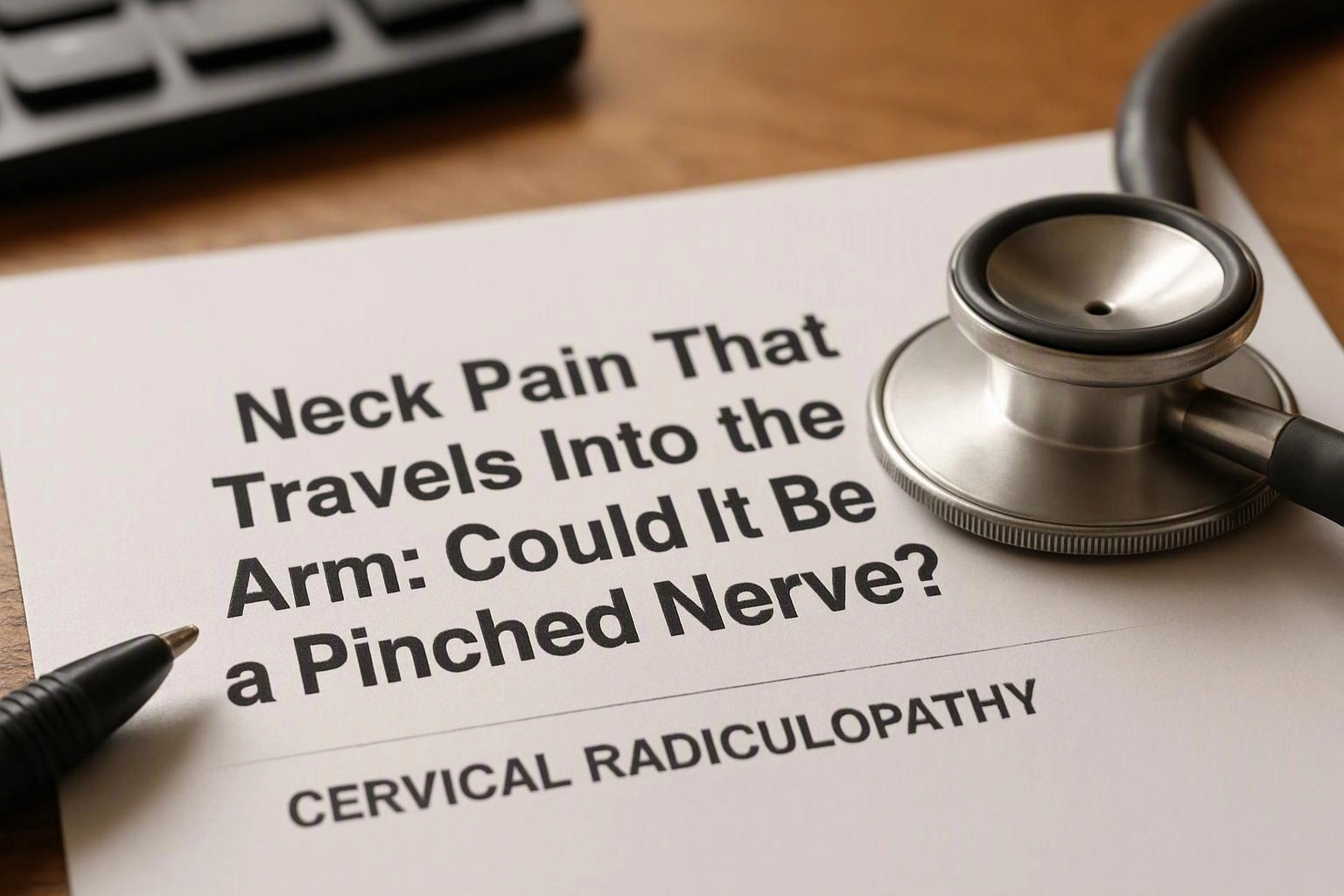 Neck Pain That Travels Into the Arm: Could It Be a Pinched Nerve?