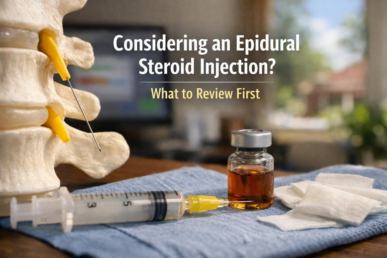 Considering an Epidural Steroid Injection? What to Review First