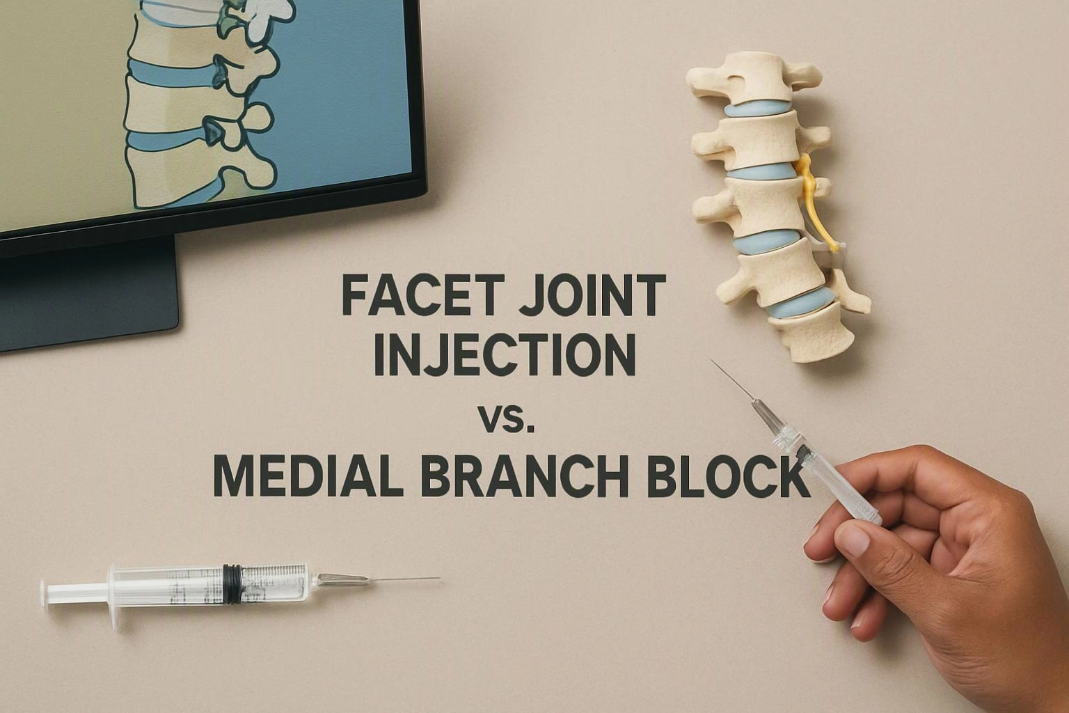 Facet Joint Injection vs. Medial Branch Block
